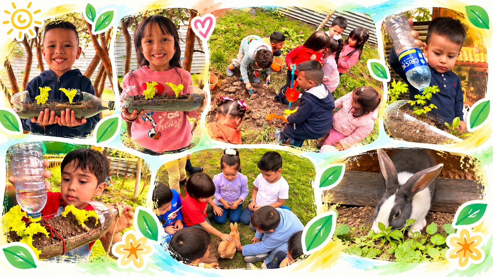Granja y huerta del Jardín Infantil Los Sauces