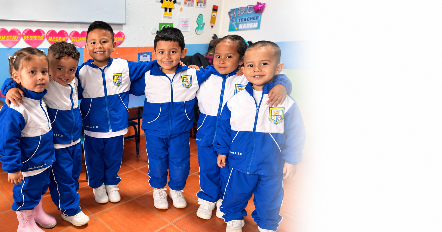 Niños del Jardín Infantil Los Sauces
