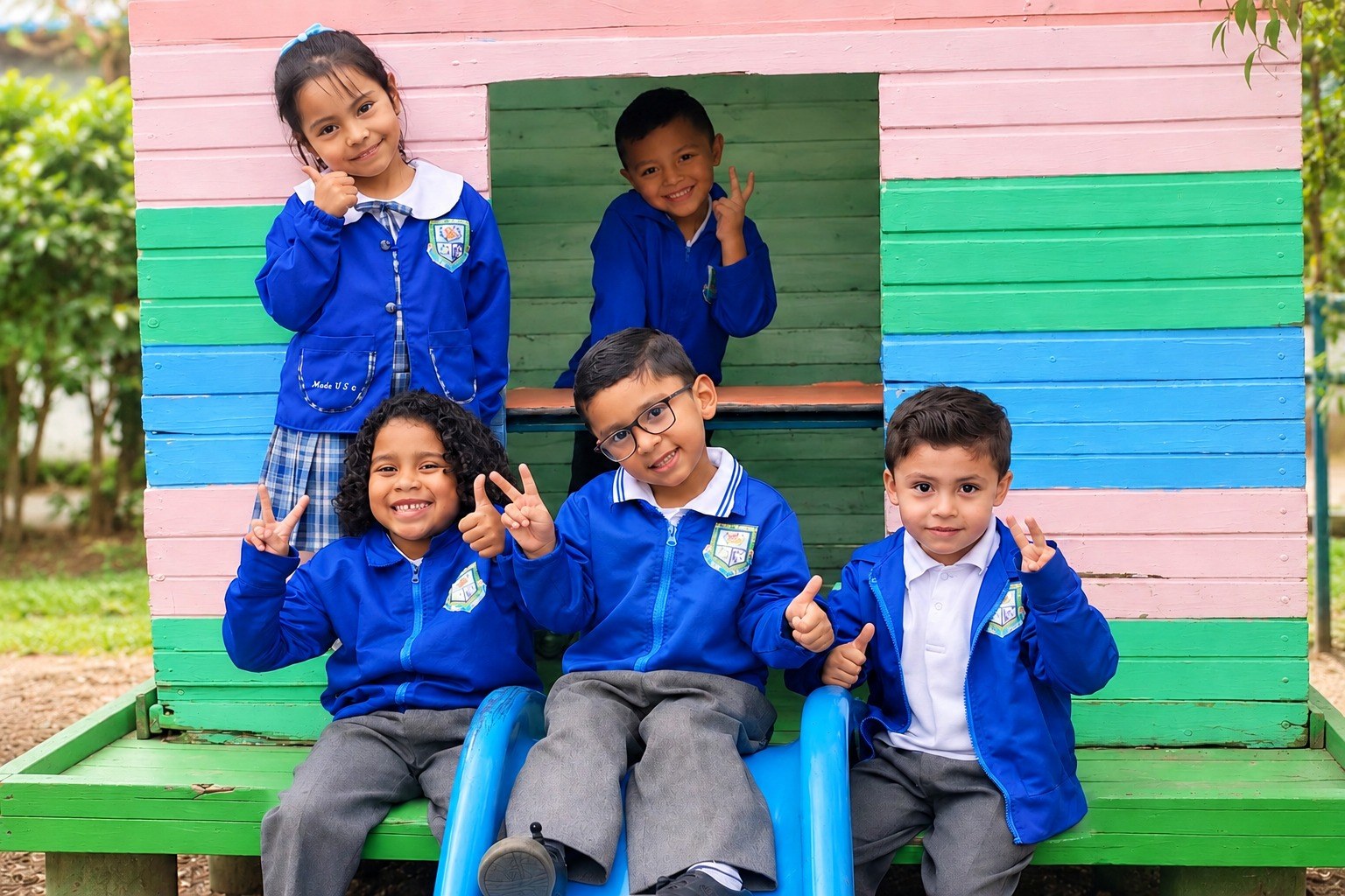 Niños del Jardín Infantil Los Sauces